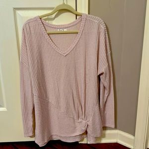 Light pink long sleeve shirt